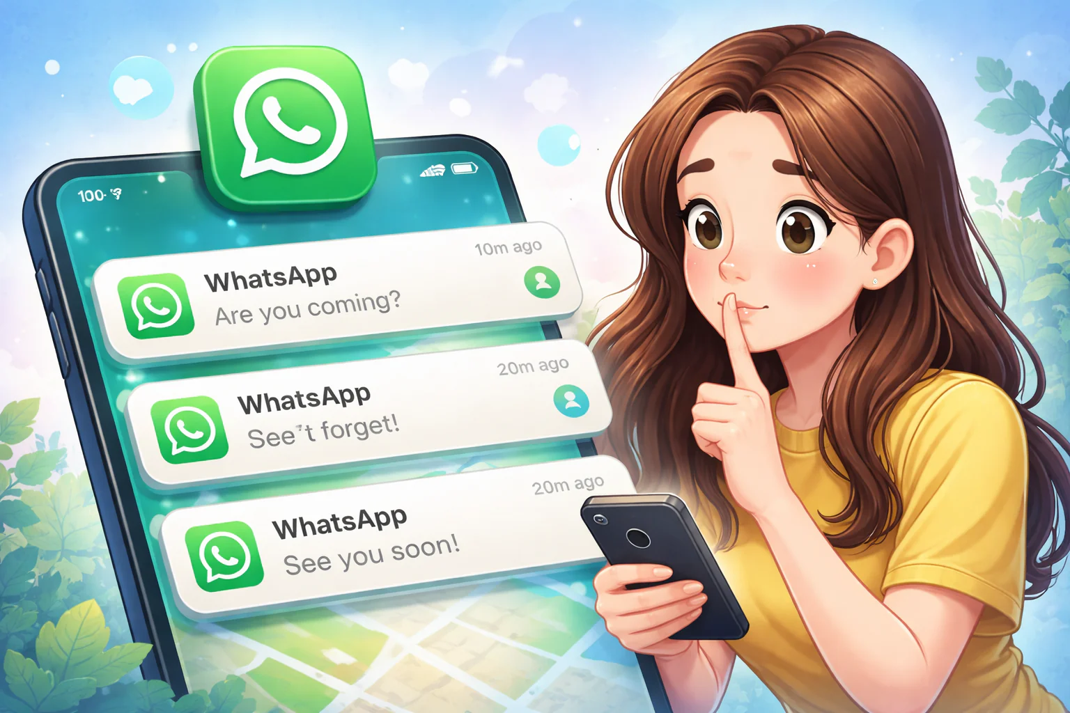 Read WhatsApp Messages Without Opening Them